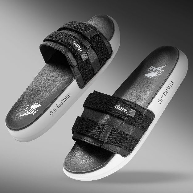 DURR FTWR - Meta White Black |  Sandal Durr Meta Force Series Double Spon White Black Durr Meta White Black Double Spon Sandals