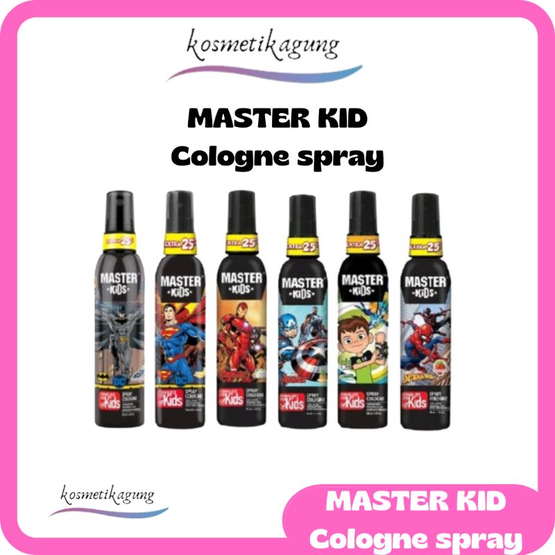 Jual MASTER KIDS Spray Cologne 100 Ml | Shopee Indonesia