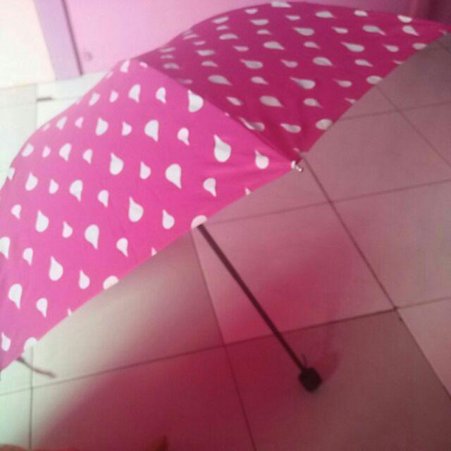 Jktumbrella / Payung Lipat 3 Dimensi Rintik Hujan / Grc - 3706