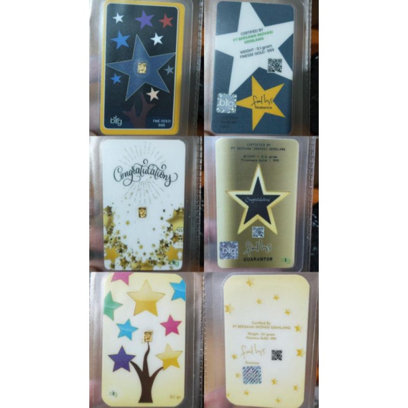 

Big Gold Mix Edition/ Emas PT.Big Laminating 0,1gram-1gram