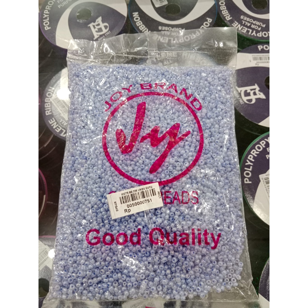 450 GR MOTE PASIR 8/0 338 UNGU SUSU / MANIK / KERAJINAN TANGAN GELANG DAN KALUNG / MONTE / DIY
