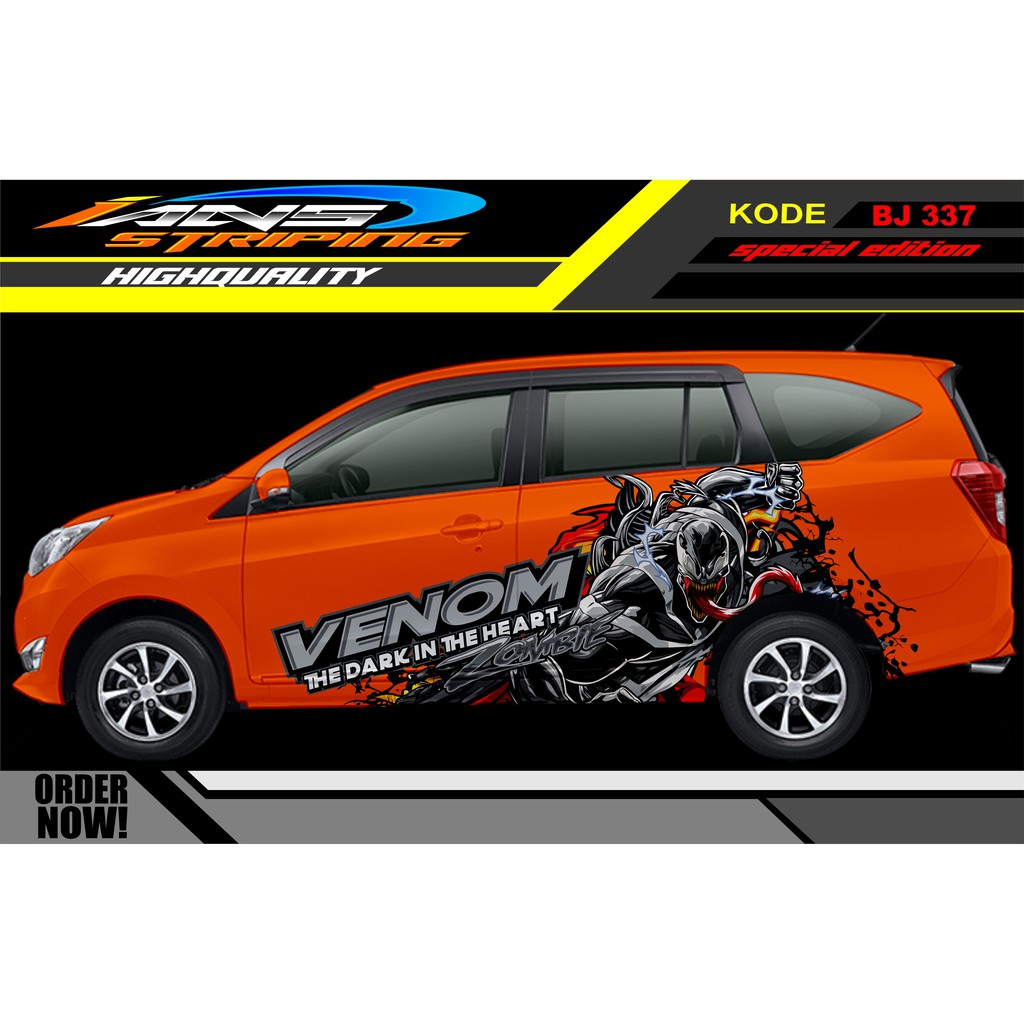 STIKER MOBIL SIGRA, CALYA , AVANZA / DECAL STICKER MOBIL / STIKER MOBIL