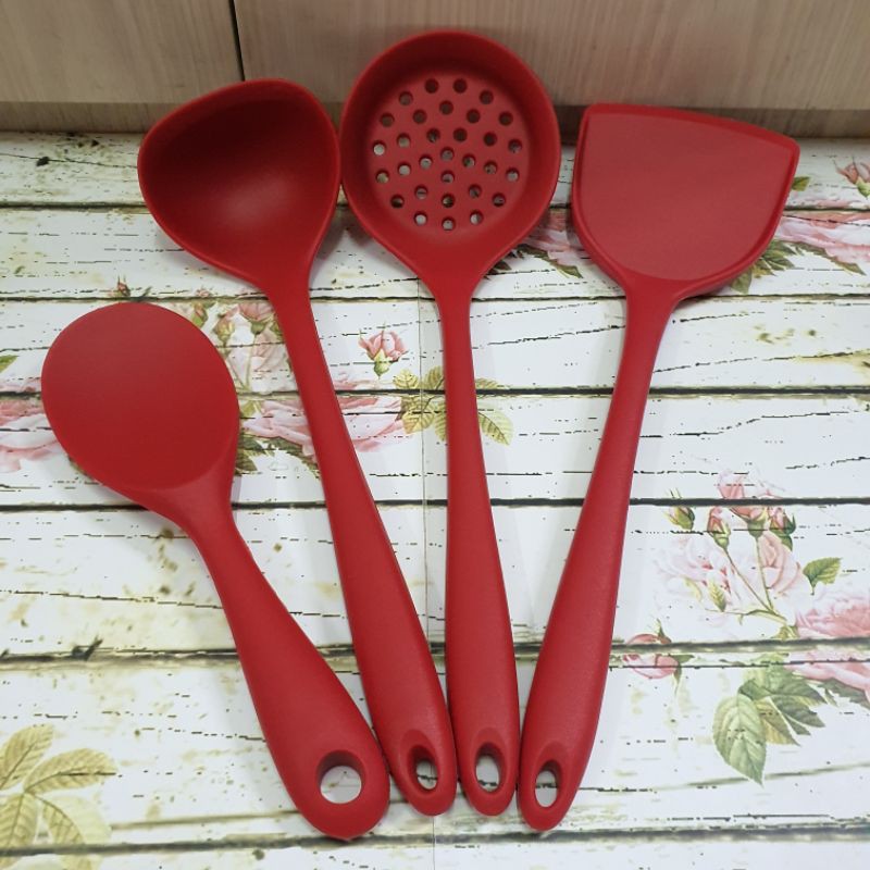 silicone kitchen cooking utensil spatula /alat masak silikon tanpa sambungan