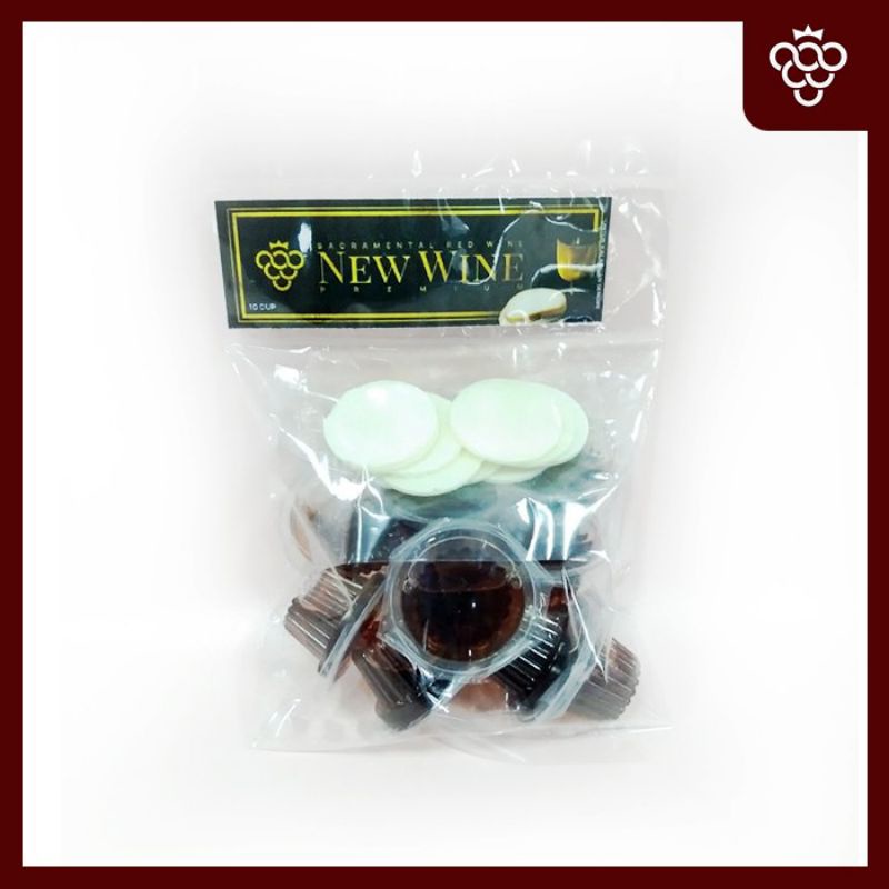 

Perjamuan Kudus Premium Cup + hosti - isi 10 cup