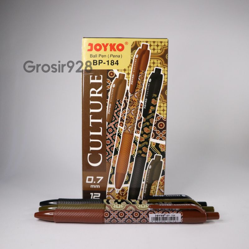 

(Per 12) Ballpen / Pena Batik Joyko Culture 0.7mm BP-184