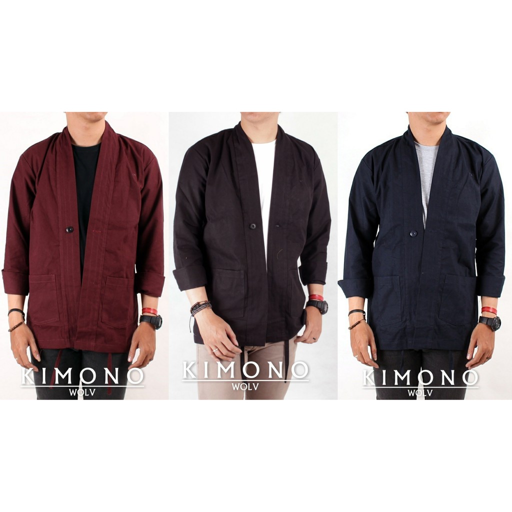 Jaket Kimono Jaket Pria &amp; Wanita Wolv