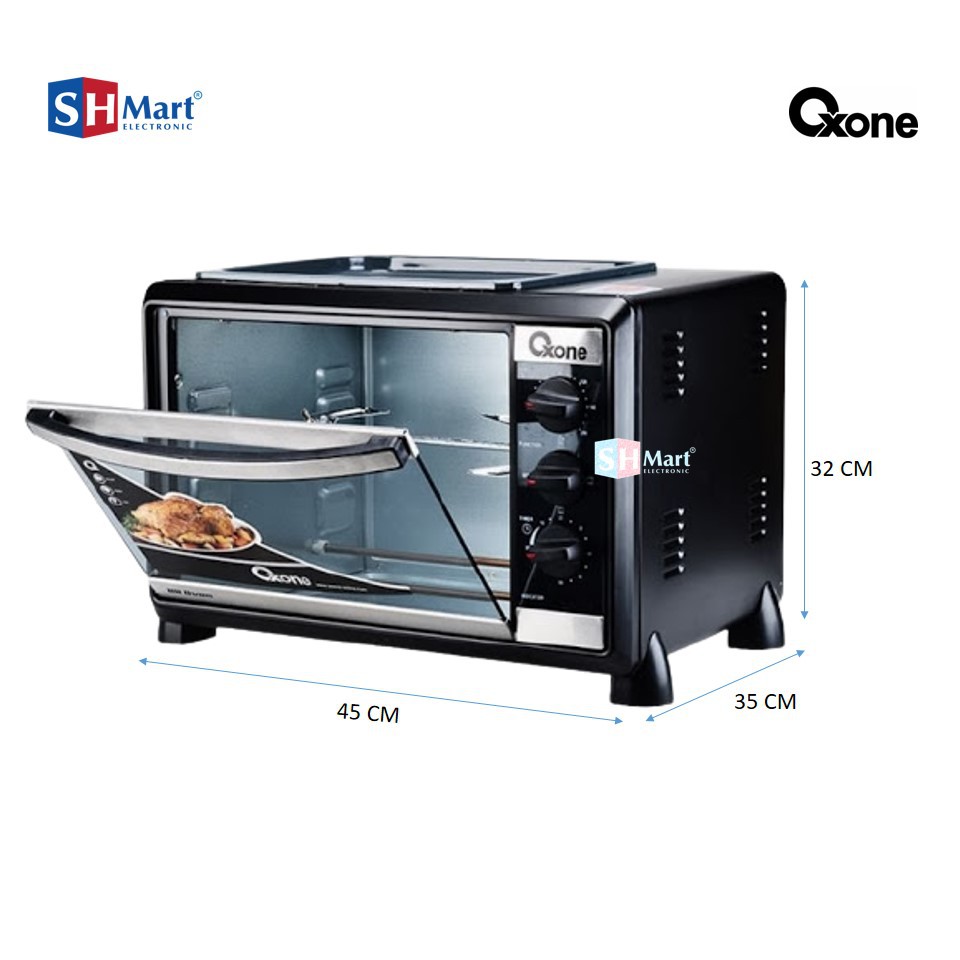 OXONE OVEN TOASTER 4 IN 1 18 LITER OX-858BR / OX858BR GARANSI RESMI OXONE (MEDAN)