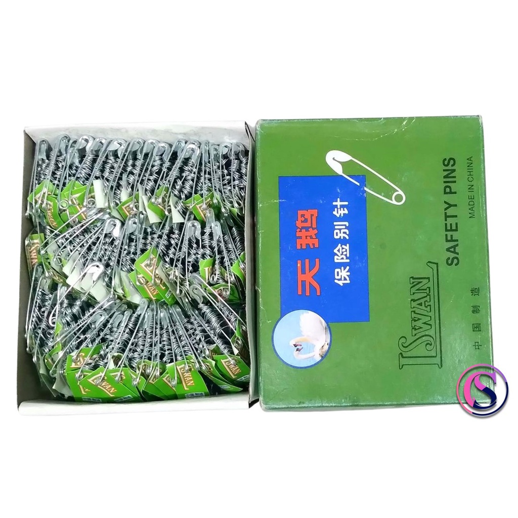 Peniti Lswan / safety pins / peniti serbaguna per set (isi 12)