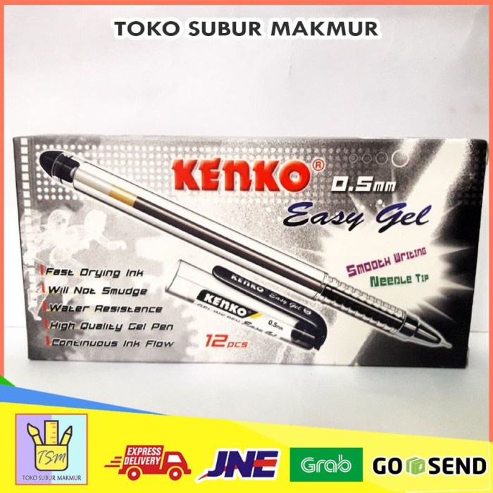 

Gilaa!!! Pulpen Pen Pena Easy Gel Ballpen Ballpoint Bolpoint Bolpen Kenko Murah Murah