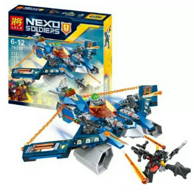 Lego nexo knights : aaron fox's aero striker lele 79310