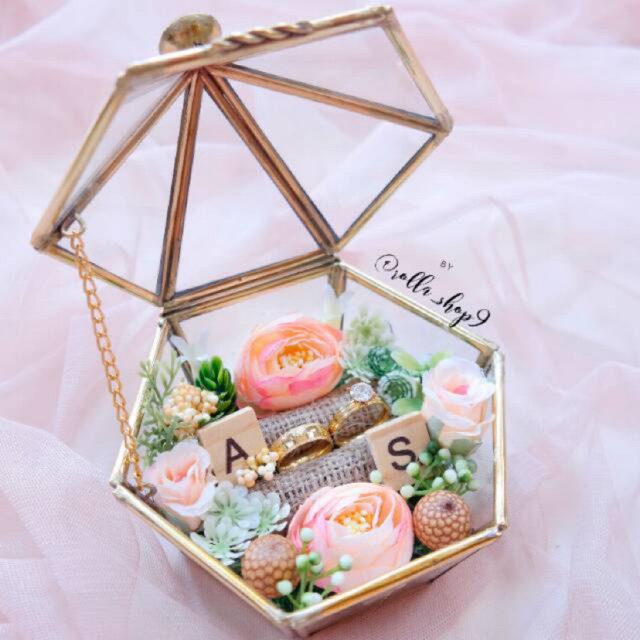 RING BEARER/ KOTAK CINCIN RUSTIC PAKET PEONY | Shopee Indonesia