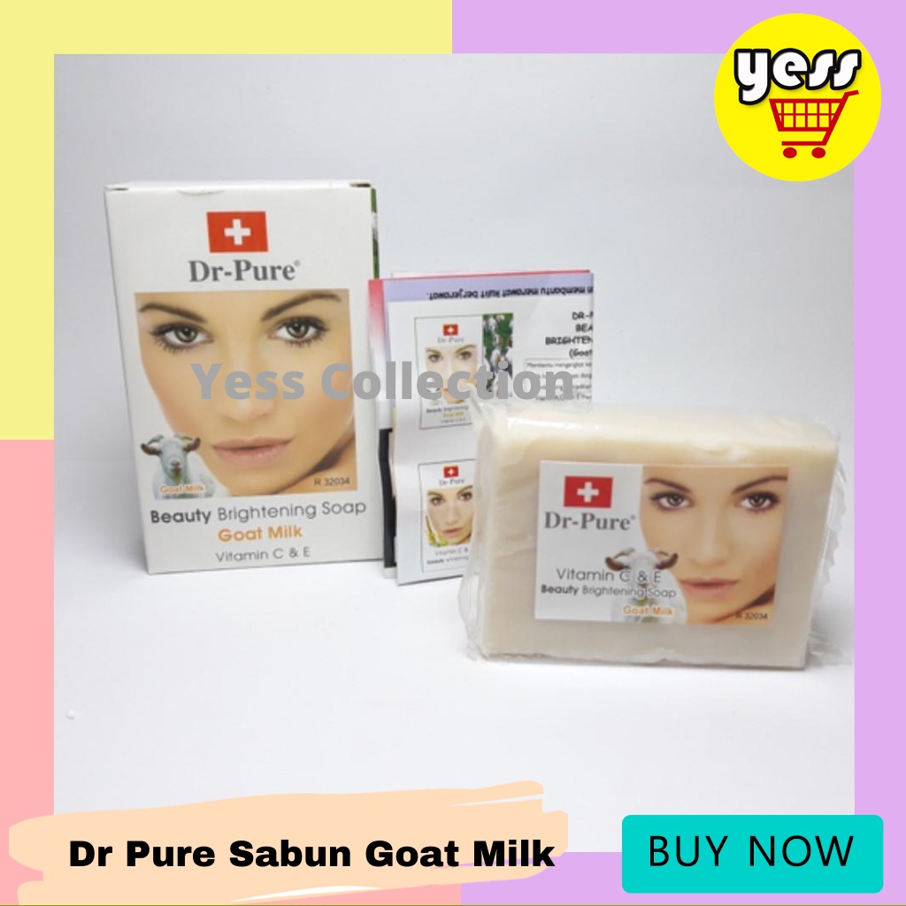 DR Pure Sabun Goat Milk Care | Sabun Batang Dr Pure Goat Milk | Sabun Dr Pure Goat Milk