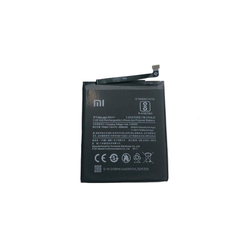 Baterai XIAOMI BN41 REDMI NOTE 4 Battery XIAOMI REDMI NOTE4 Batre XIAOMI REDMI NOTE 4 BN41 ORIGINAL