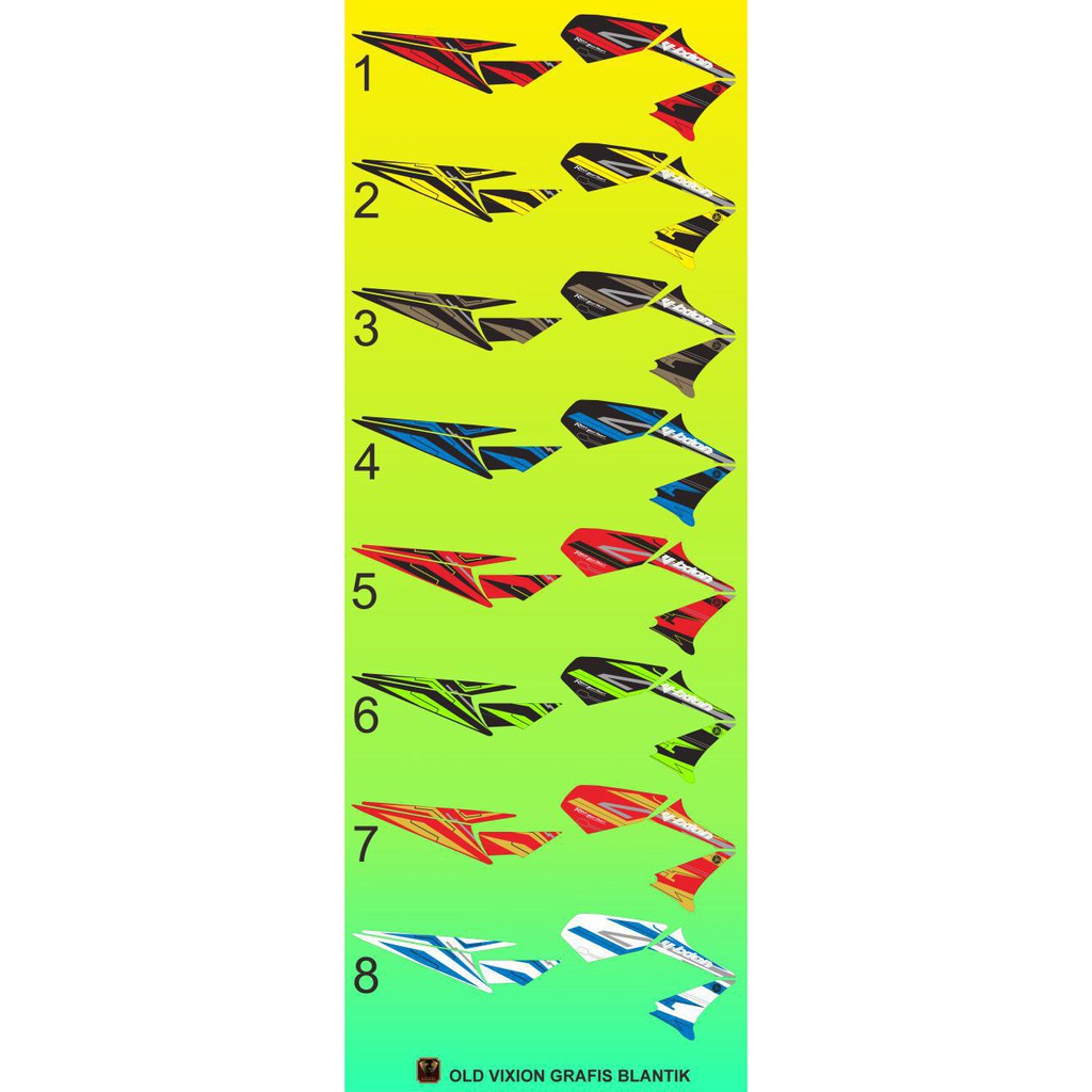 Jual Stiker Motor Old Vixion Grafis | Shopee Indonesia