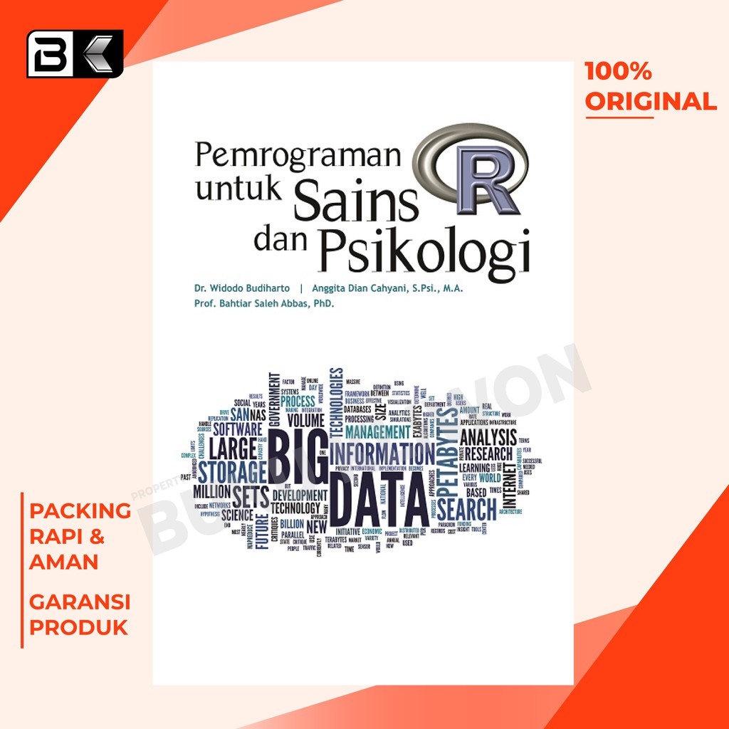 Buku Pemrograman R Untuk Sains Dan Psikologi Widodo Budiharto BUKU ORIGINAL
