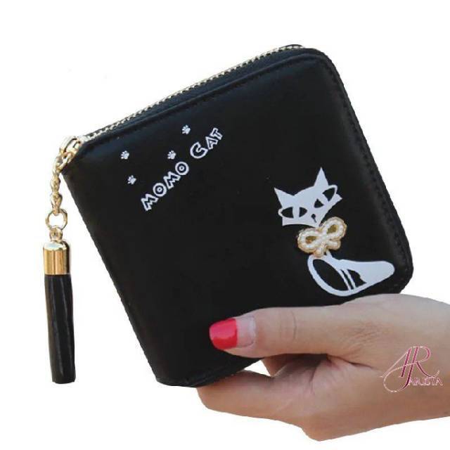 DOMPET MOMO CAT - Dompet lipat wanita