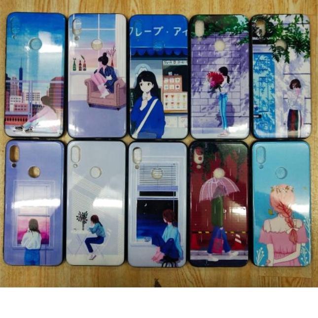 Random Motif Softcase Fuze Girl Galau XIAOMI REDMI NOTE 5A/5 PRO/7A/4/6