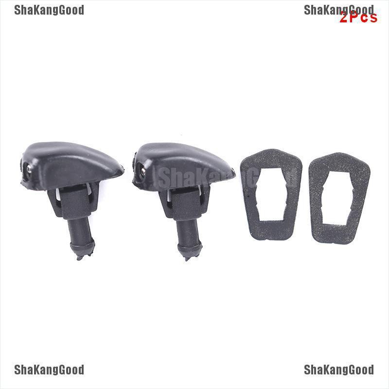 Shakang 2Pcs Nozzle Spray Wiper Windshield Mobil Jet joie