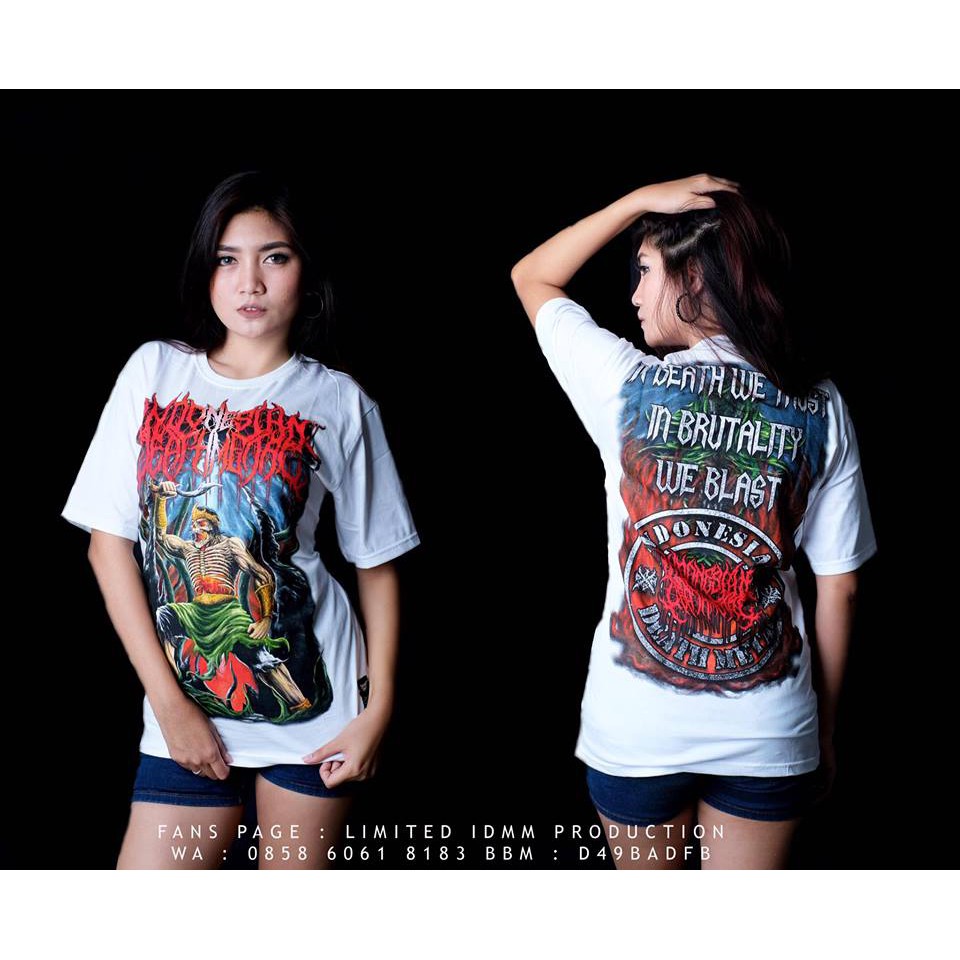 Baju musik Indonesian death metal nusantara 1 kaos metal kaos band kaos musik baju metal band baju m