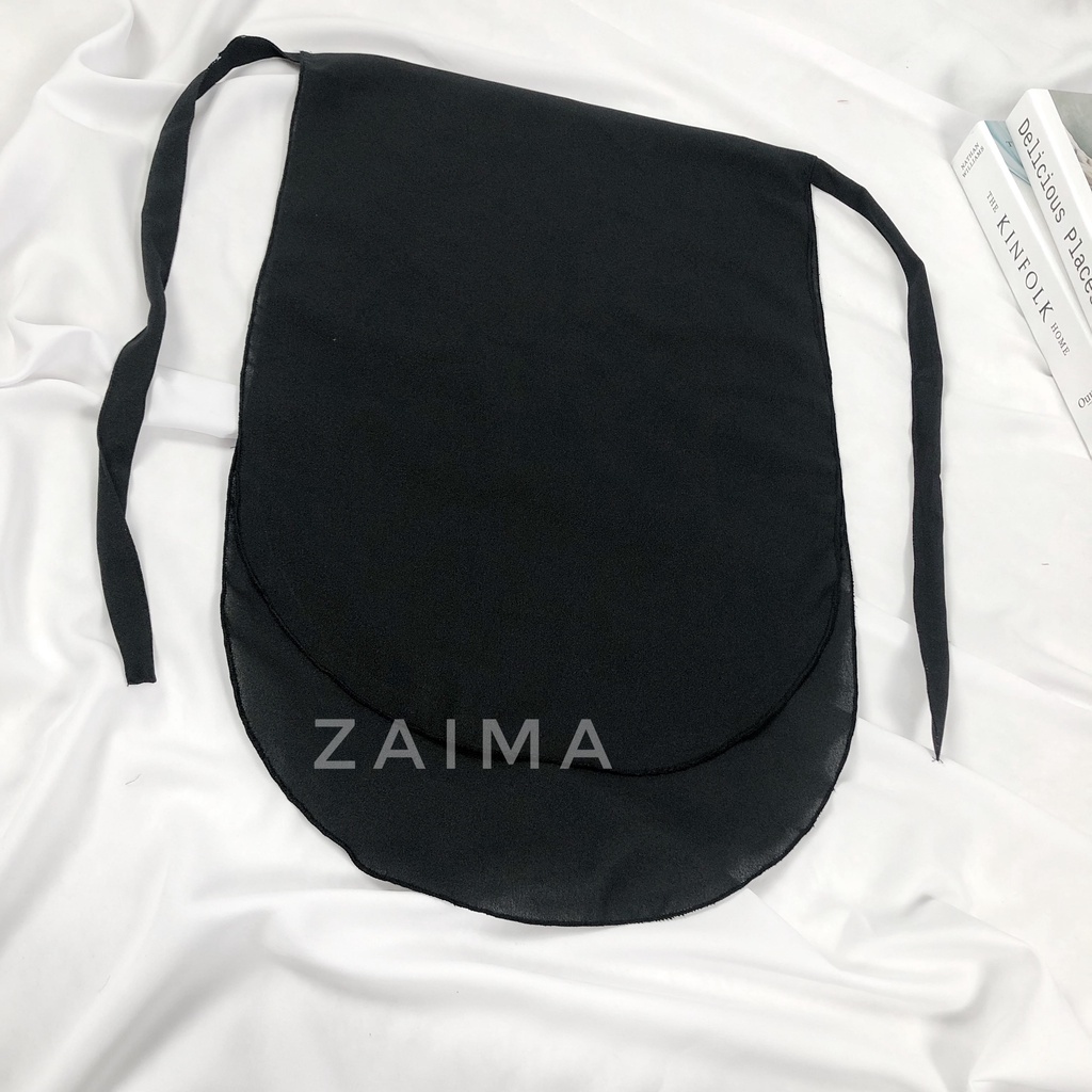 Pashmina Diamond 200 x 75 Syar'i Lebar Tebal Premium Grosir Murah Hijab-Cadar Hitam