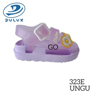 sogo DULUX 323ED GN  Sandal Ban 2 Flower Anak Perempuan Tali Belakang Anak Sandal Bayi Lucu