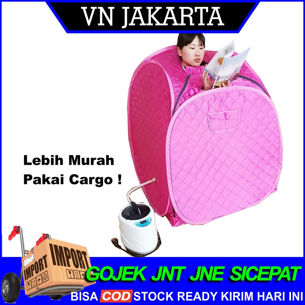 【COD】Alat Sauna Room Steam Portable Spa Room Pelangsing Tubuh Alat Kecantikan Portable