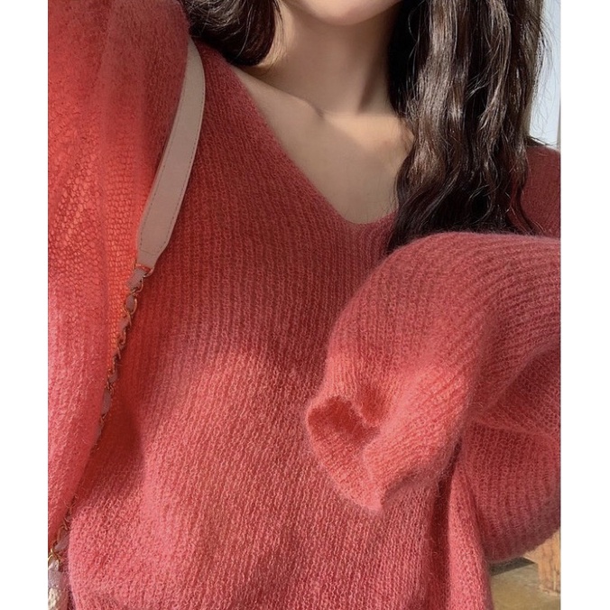 KNIT LONG SLEEVE KAOS LENGAN PANJANG IMPORT  WANITA MX945