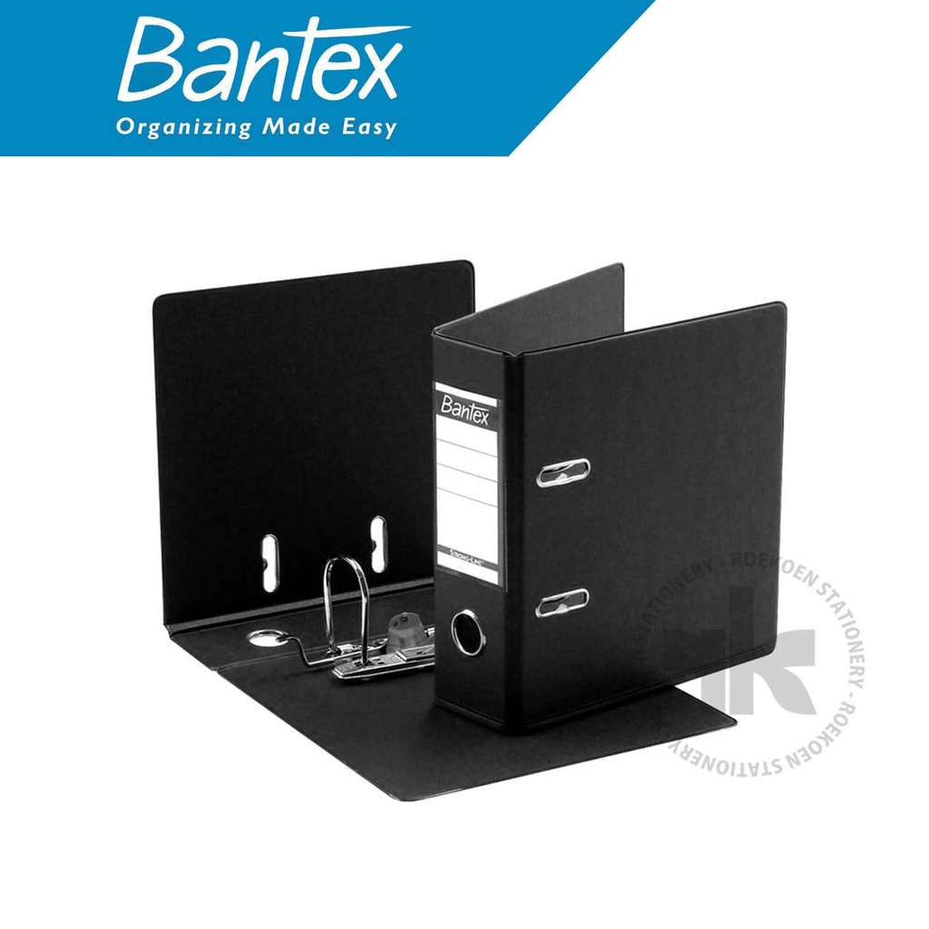 

Bantex PVC Neutral Colours Ordner A5 1452V-10 Black (7cm) Kwitansi/Kuitansi