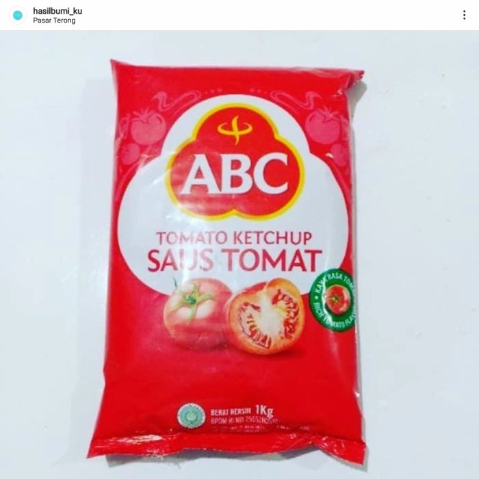 

Saos Tomat ABC refill Besar 1kg pasar online makassar