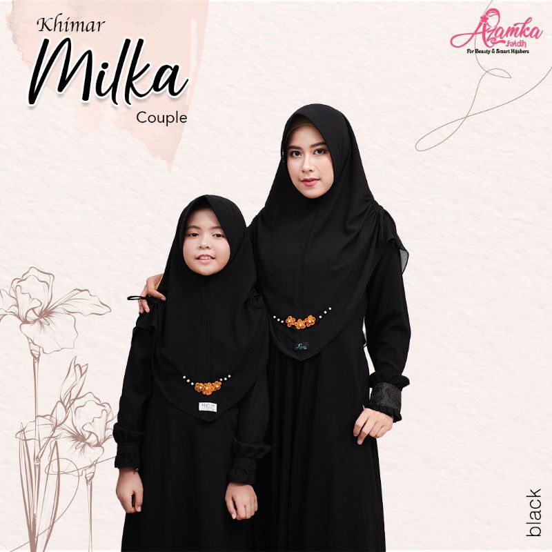Khimar Milka AZ 123 ORI Hijab Azamka