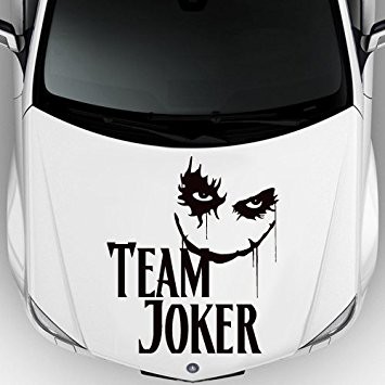 stiker sticker mobil team joker