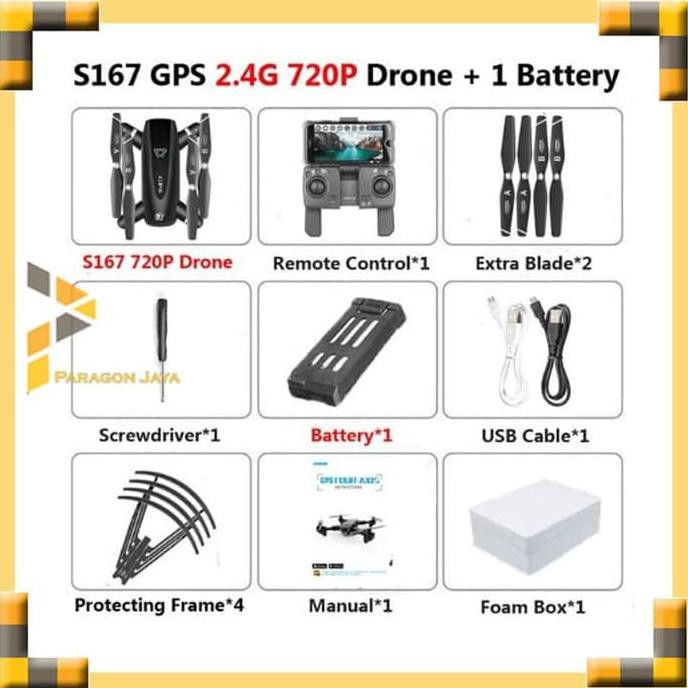Toys Sky S167 Professional Drone With Camera 4K 5G GPS Wifi 1080P NEW READY