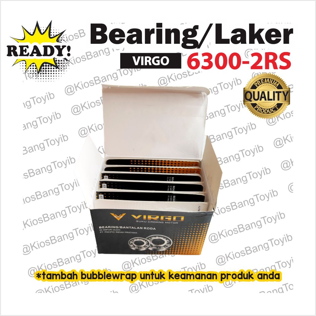 Bearing Laker 6300 ★VIRGO★ As Roda Depan Mio Jupiter Vega Shogun Smash