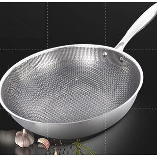 Wajan Laba Penggorengan Stainless Steel 304 Fry Pan Stainless Steel