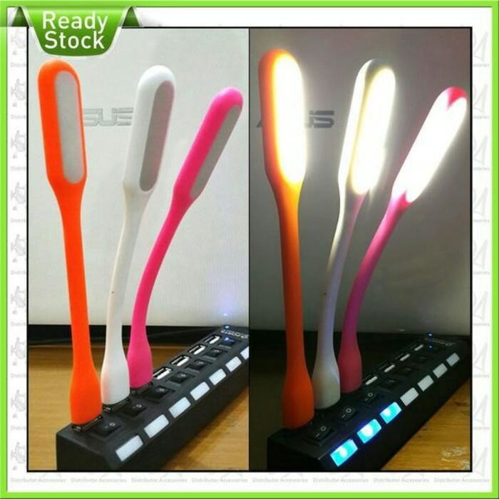 USB LED Lampu Baca Stick Portable / Lampu LED Stick SikatGigi Flexibel