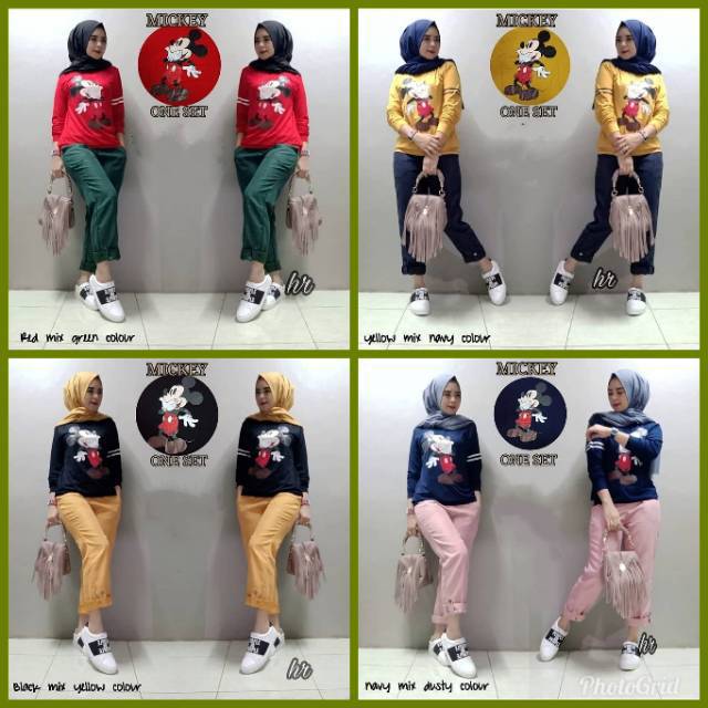 

Mickey one set terbaru/termurah/olshop murah