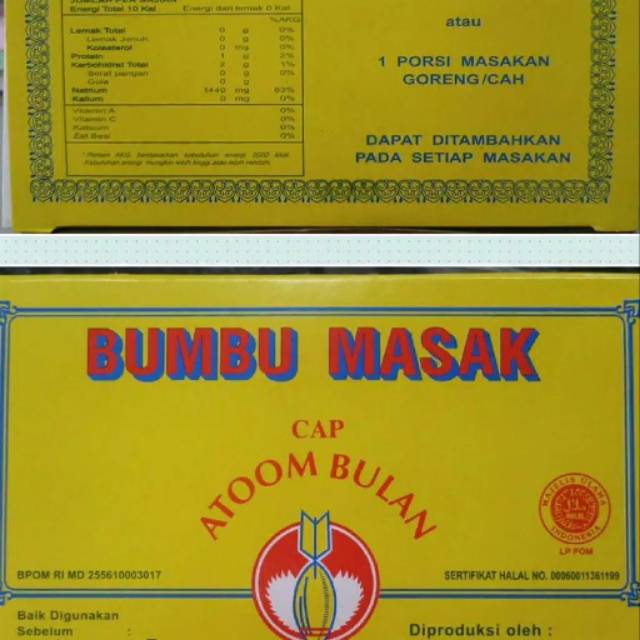 

Bumbu penyedap rasa atom bulan