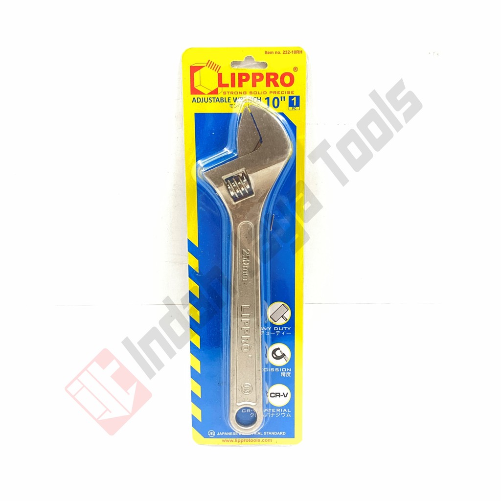 LIPPRO 232-10RH Kunci Inggris 10 Inch - Adjustable Wrench Kunci Bago