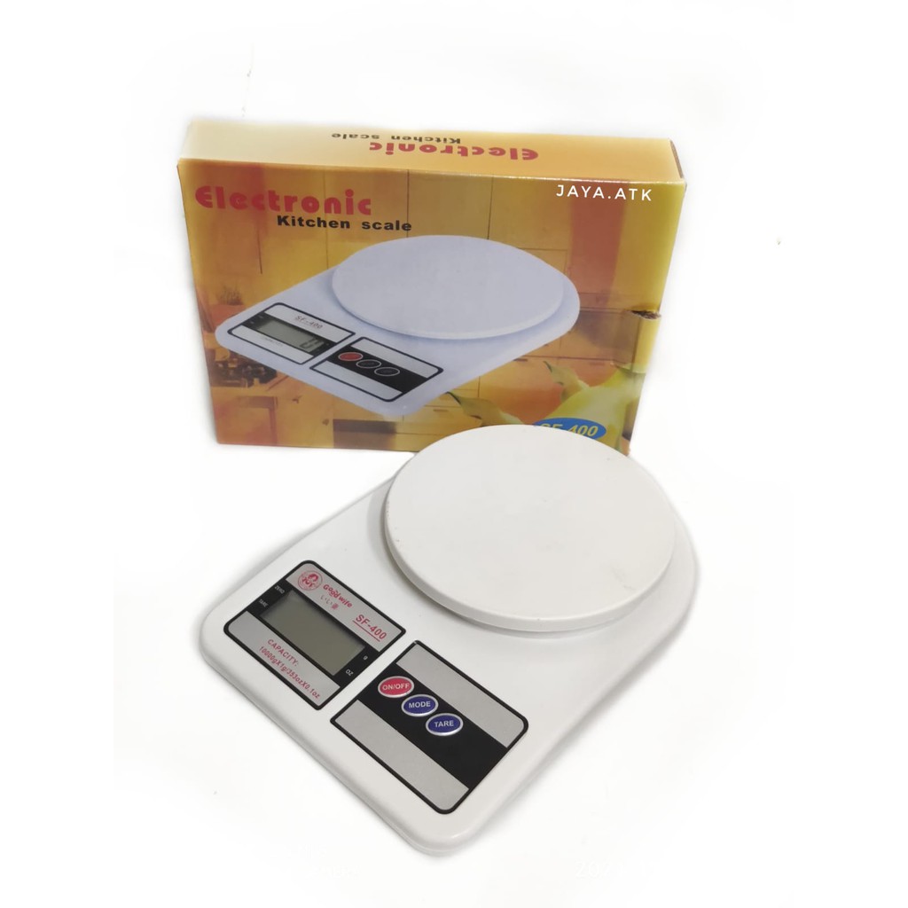 TIMBANGAN DIGITAL DAPUR KUE GRAM 10 KG BONUS BATERAI ELECTRONIC KITCHEN SCALE SF400