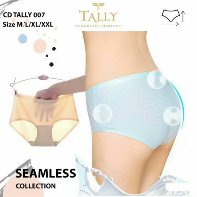 Celana Dalam Seamless Anti Bakteri TALLY 007 / CD Tanpa Jahitan - Dijamin Ori