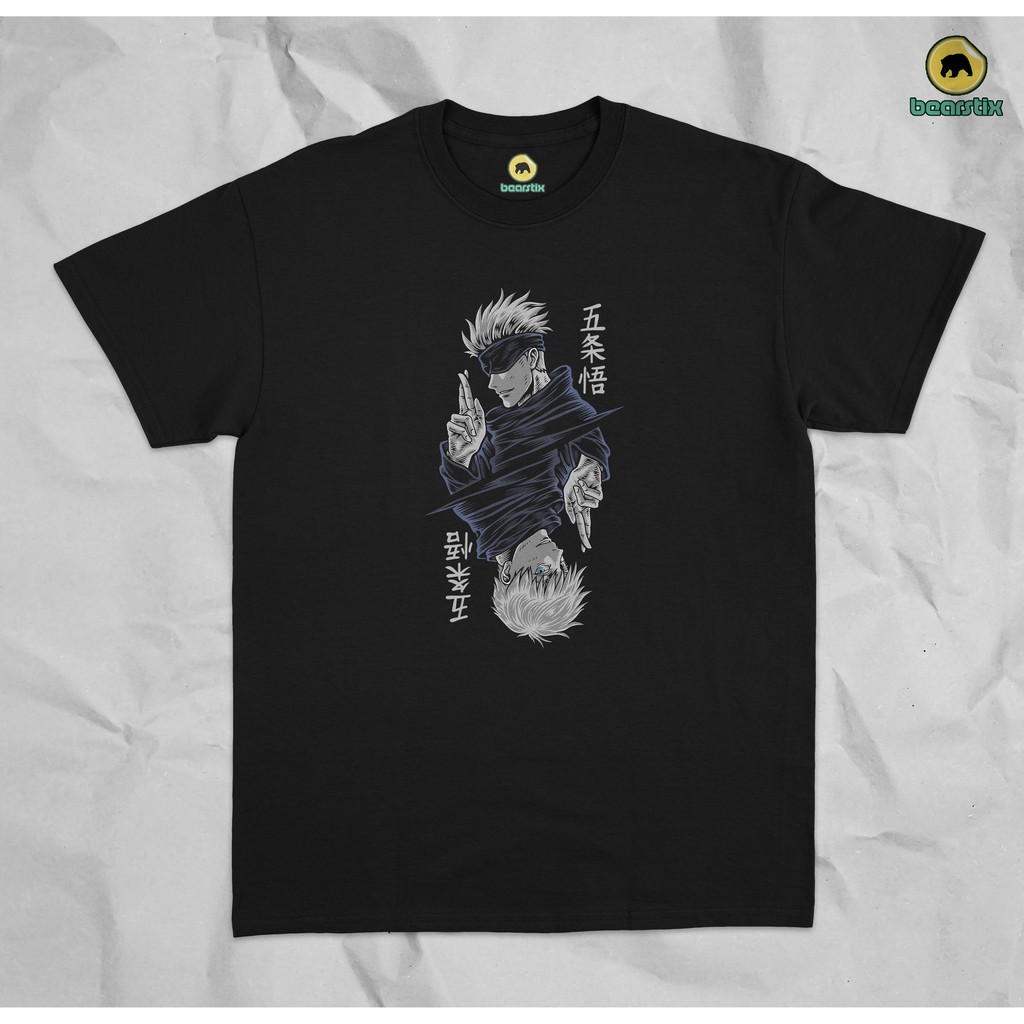 T-SHIRT GOJO SATORU - KAOS JUJUTSU KAISEN X UNIQLO - T-SHIRT STREETWEAR ANIME - KAOS JJK NOBARA
