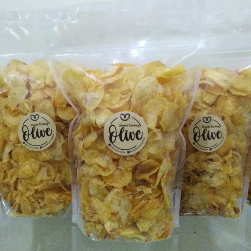 

Keripik Kentang Ebi Olive Premium 300 gram