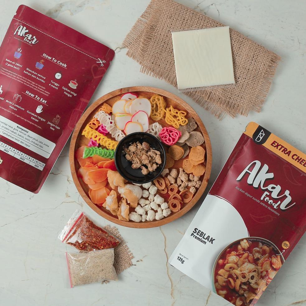 

Promo Terpopuler // GnK Akarfood Seblak Instan Spesial Ekstra Pedas Plus Keju //Ready@melimpah