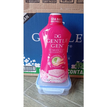 Gentle gen cair 750ml wrn pink(free lock container)