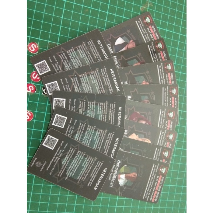 

ID CARD KARYAWAN BISA SATUAN SUDAH TERMASUK DESAIN, Cetak Print ID Card PVC Kartu Member Card 2 sisi