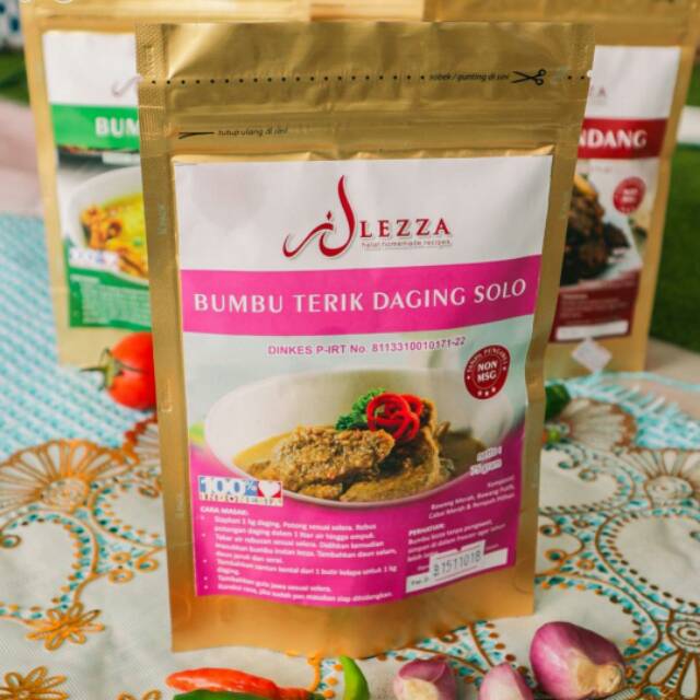 

Bumbu Instan Lezza Terik No MSG Tanpa Pengawet 75 gr Sehat