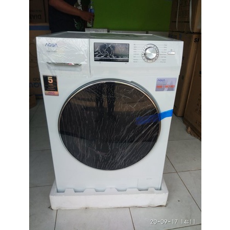 Mesin Cuci Front Loading AQUA FQW 700829QD Wave Drum 7 KG INVERTER