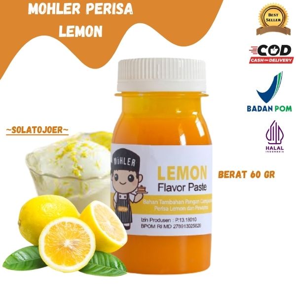 

✔️TOP BRANDS MOHLER Lemon Jeruk PERISA PASTA MAKANAN MINUMAN - Pasta perisa pewarna lemon jeruk - MONHLER Perasa Pewarna Makanan Minuman Ice Cake Biscuit - Möhler Flavor Paste Lemon - Pasta Perisa & Pewarna Lemon 60Gr & 100Gr