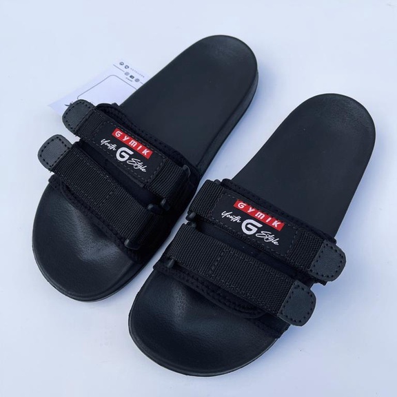 Sandal - Black Pink | Sandal Slipper | Sandal Selop | Sandal Slide | Sandal Pria Wanita | Original