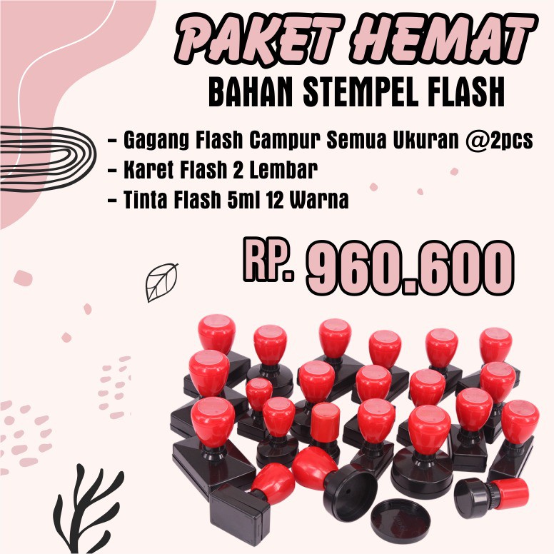 

Jual Paket Hemat Bahan Stempel Flash Paket Bahan Stempel Flash Murah